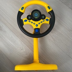 お絵描き、車ハンドル おもちゃの画像