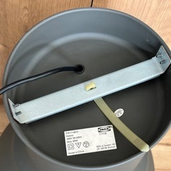 IKEA HEKTAR TYP T1401F ペンダントライト グレー ①の画像