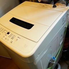 【ほぼ新品】使用1年 コンパクト洗濯機 少人数向けの画像