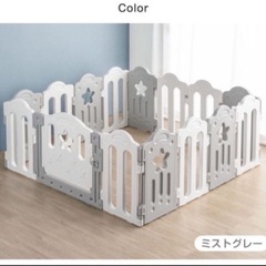 【美品★】ドア付き★ベビーサークル15枚セットの画像
