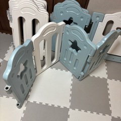 【美品★】ドア付き★ベビーサークル15枚セットの画像