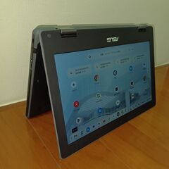 ノートPC ASUS Chromebook 高耐久360度回転！タッチパネル・長時間バッテリーの画像