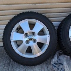 165/65R14 スタットレスタイヤ純正ホイールナット付　アクア　パッソ の画像