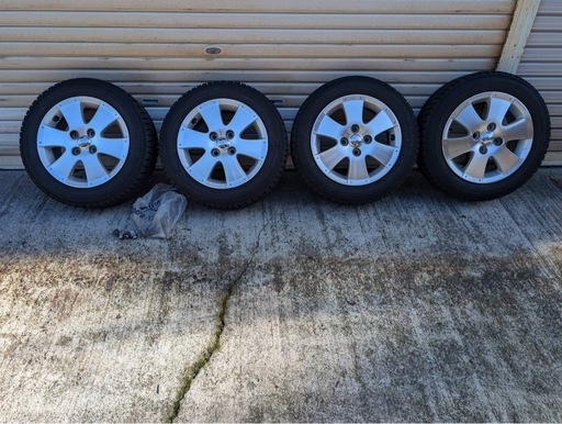 165/65R14 スタットレスタイヤ純正ホイールナット付　アクア　パッソ