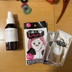 ヘア小物、マスクフレッシュ、小鼻パック未使用分の画像
