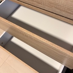 チェスト4段　木製　ナチュラル　の画像