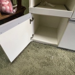 【リサイクルサービス八光】幅120㎝　パモウナ　2口コンセント2か所付き　キッチンボードの画像