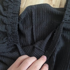 しまむら✨完売人気✨肩フリル✨ゆったりサロペット✨SNS人気✨の画像