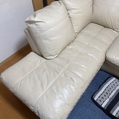 ニトリ・ソファ Ｌ字型 
ホワイトの画像