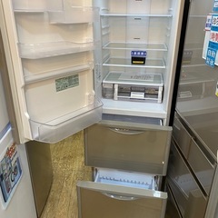 🐧HITACHI  ファミリー冷蔵庫 🐧 375L  ３ドア R-S38JVL 2018年式 日立 左開き ガラストップ 真空チルド NO.7969 UT🐧 の画像