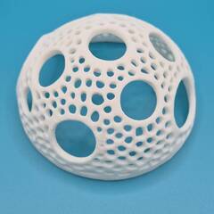 3Dプリンタ製 モスドーム / シュリンプシェルター / ウィローモス活着土台 (10cm)の画像