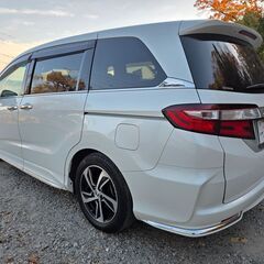 オデッセイ☆アブソルート☆車検令和9年3月☆純正メーカーナビ☆DVD☆地デジ☆Bluetooth☆クルコン☆ETC☆バックカメラ☆両パワースライドの画像