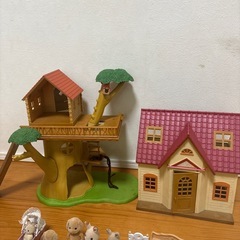 シルバニア ファミリー　お家　セット　まとめ　人形　お家　家具　の画像