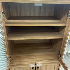 【ジャングルジャングル滋賀草津店】ジモティ来店特価‼ レンジ台 ナチュラル J-251292の画像