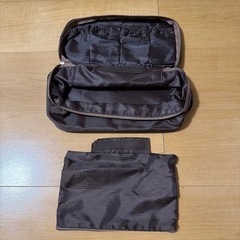 大きめのトラベルポーチ・便利ですの画像