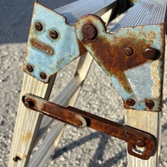 ●４段アルミ製　はしご兼脚立●の画像