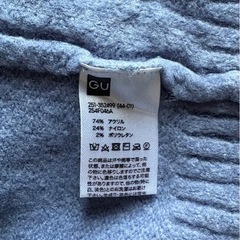 GU ニットの画像