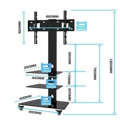 壁寄せテレビスタンドの画像