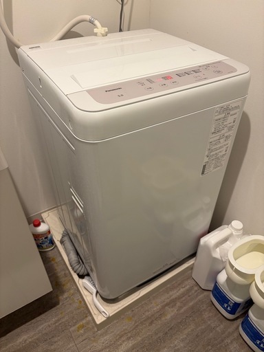 2024年製パナソニック 全自動洗濯機 NA-F5B2-S 5kg
