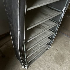 シューズラック 下駄箱 シューズラックタワー 靴箱 靴棚 玄関収納 収納ラック 靴 10段 棚　の画像