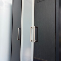 クローゼット　ワードローブ　扉付き【本日12/14受渡しに限ります】の画像