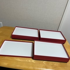 お重　3段　紙製　空き箱の画像