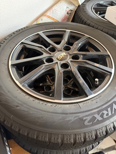 BRIDGESTONE ブリヂストン ブリザックV RX2 195/65R15 15インチスタッドレス タイヤホイール4本セット BR
