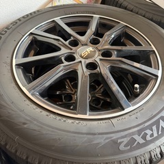 BRIDGESTONE ブリヂストン ブリザックV RX2 195/65R15 15インチスタッドレス タイヤホイール4本セット BRANDLE ブランドルN52B トヨタ車専用の画像