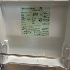 2020年式Aqua製　冷蔵庫の画像
