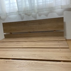 LOWYA ローベッド スノコ[幅160]ダブル　クイーン　フレームのみの画像