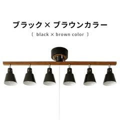 おしゃれ6灯照明の画像