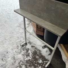 LOWYA 壁面収納 突っ張りラック デンション 60 ウォールラック ディプレイ 飾り棚 中古品 幅600 ③の画像