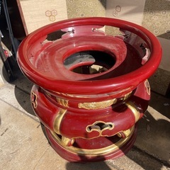 希少　太光寺　りん台　漆塗/金箔 大型仏具 寺院仏具 伝統仏具 おりん径75cmの画像