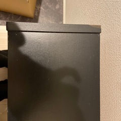 【現金払可】CDラック　カラーボックス　黒の画像