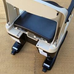 アロン 介護 簡易トイレ ポータブルトイレ 安寿 ジャスピタ 中古 手渡し・引取り限定の画像