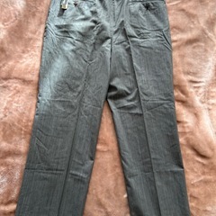 WilkesBasbfordタカキューメンズスラックスメンズズボン長ズボン長ずぼんフルレングスボトムス日本製国産国内製サイズ85毛100％キュプラ股下　約68センチ 裾幅　約22.5センチ ウエスト　約81センチの画像