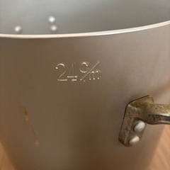 【未使用】寸胴鍋/直径24cm  コランダー　セットの画像