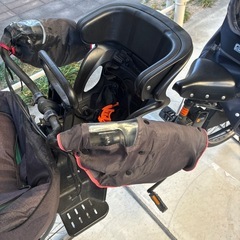 自転車　　子供シートの画像