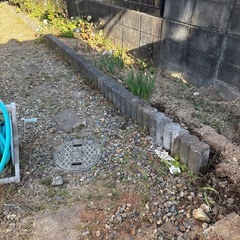 花壇枠　コンクリートの画像