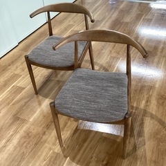 ダイニングチェア2脚セット【町田市再生家具】252661の画像