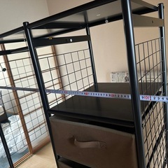 収納と洋服掛けの画像