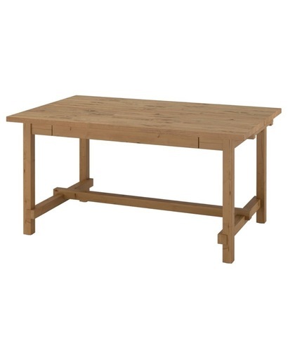 美品　IKEAダイニングテーブル　ノルドヴィーケン　