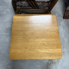 正方形  座卓  ローテーブルの画像