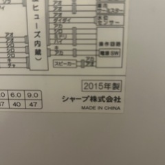 SHARP 縦型洗濯機 ES-GX950-N 本体の画像