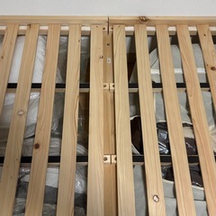 【急ぎ】ニトリ　すのこ　檜　シングルベッド　フレーム　本体の画像