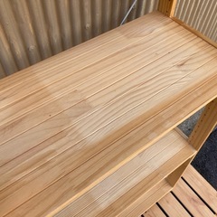 パイン材4段ラック②の画像