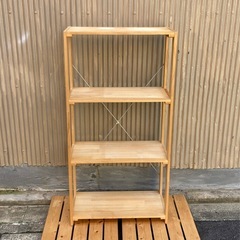 パイン材4段ラック②の画像