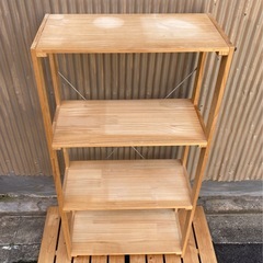 パイン材4段ラック②の画像