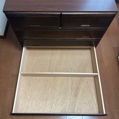 木製 押入れ収納 箪笥 タンスの画像