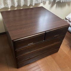 木製 押入れ収納 箪笥 タンスの画像